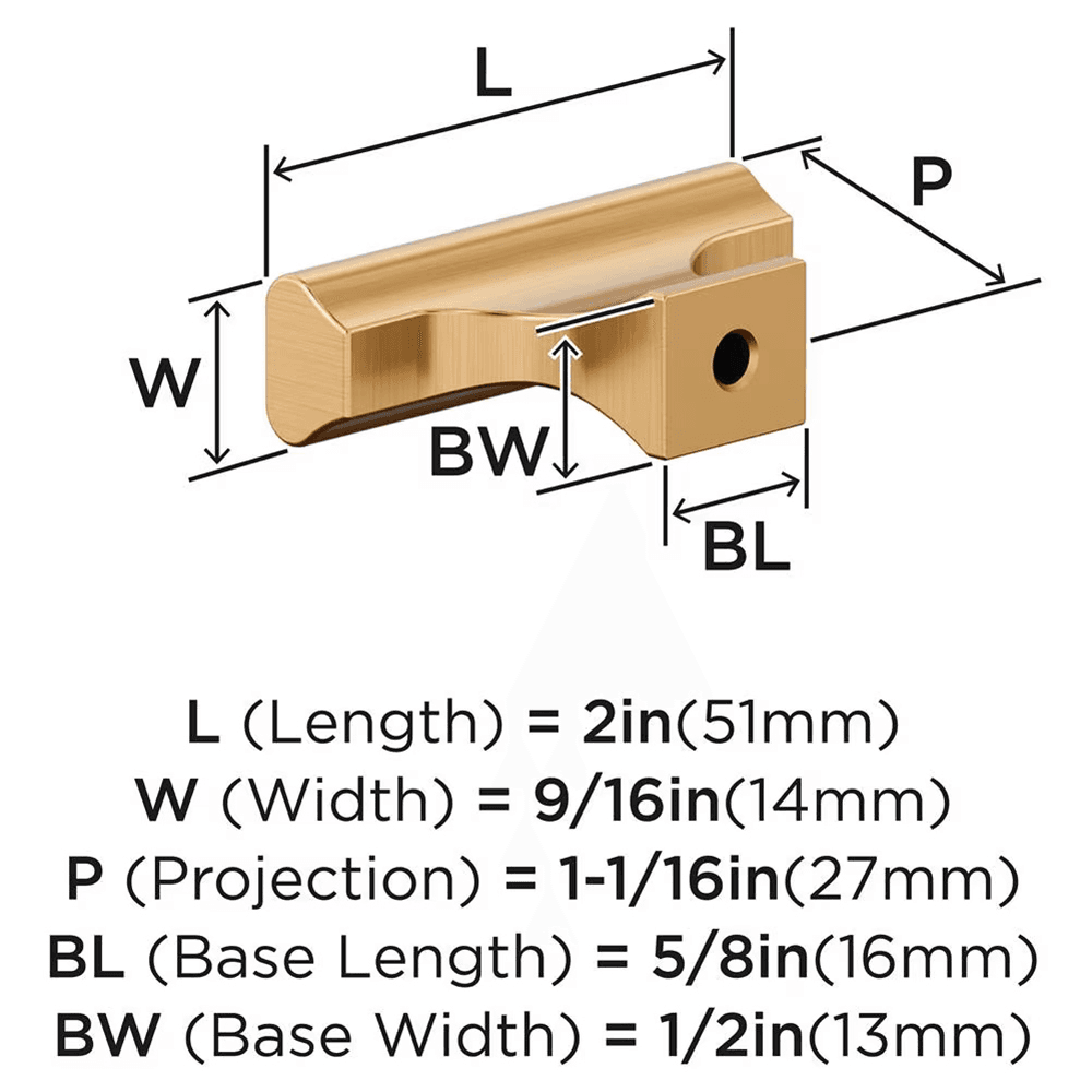 2" Status Cabinet Knob, Champagne Bronze Alt 1 - Image