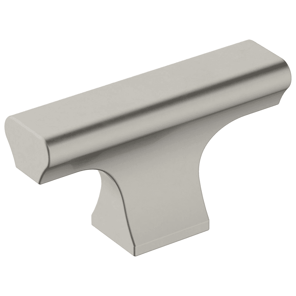 Amerock Status 2" T-Knob in Satin Nickel Finish - front view