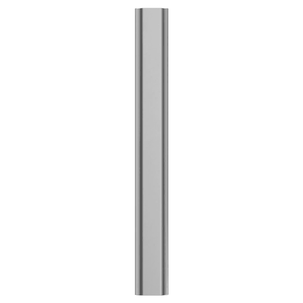 Amerock Status cabinet pull with streamlined surfaces and polished chrome finish.