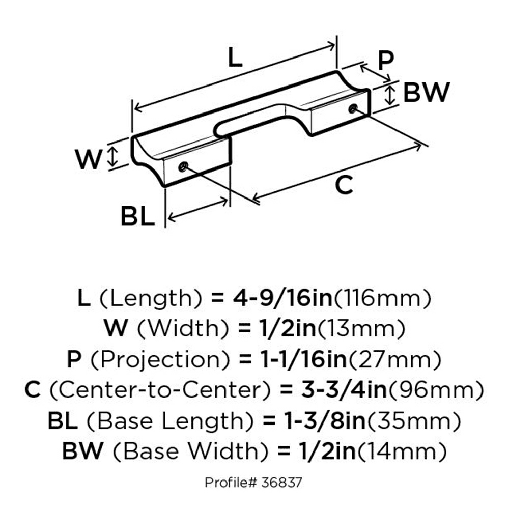 Screw size #8-32 x 1" truss head machine screw and #8-32 x 1-1/2".