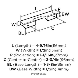 Screw size #8-32 x 1" truss head machine screw and #8-32 x 1-1/2".