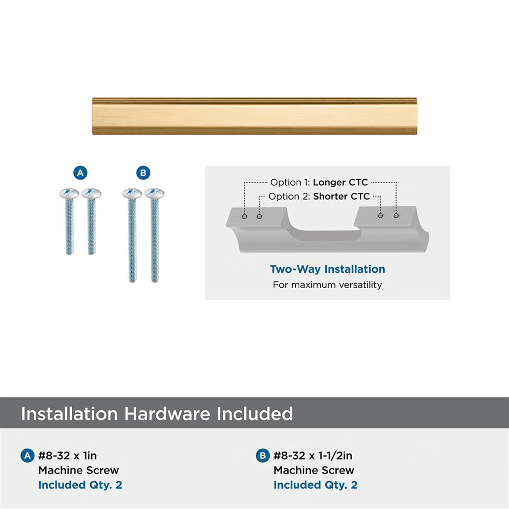 76mm/96mm Status Cabinet Pull, Champagne Bronze Alt 2 - Image