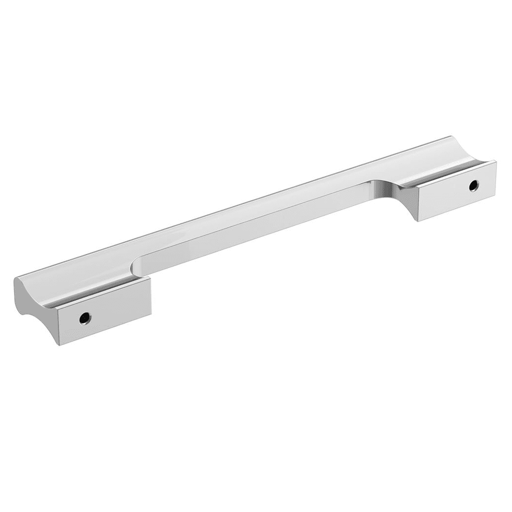 Amerock Status Collection featuring the 160mm Status Cabinet Pull in Polished Chrome.