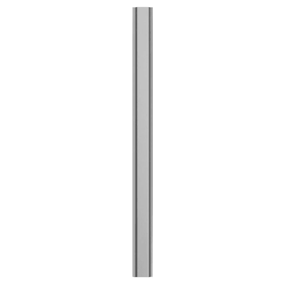 Close-up of Amerock Status Cabinet Pull in Polished Chrome with subtle yet high-class beauty.