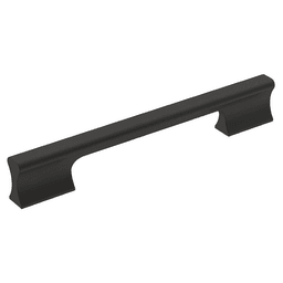 Amerock 160mm Status Cabinet Pull Matte Black front view