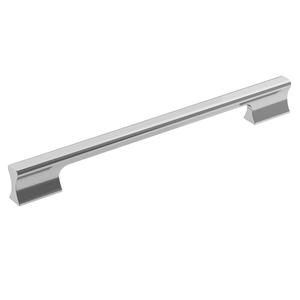 Amerock 224mm Status Cabinet Pull in Polished Chrome on a white background