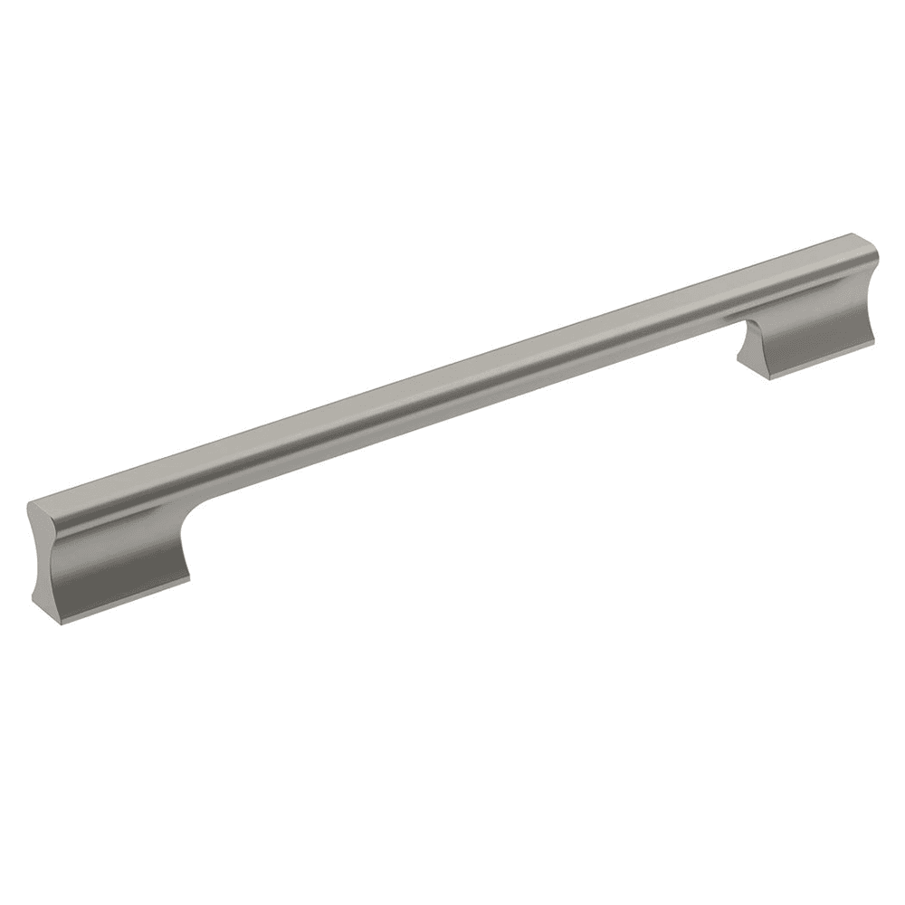 224mm Center-to-Center Satin Nickel Cabinet Pull from Amerock Status Collection