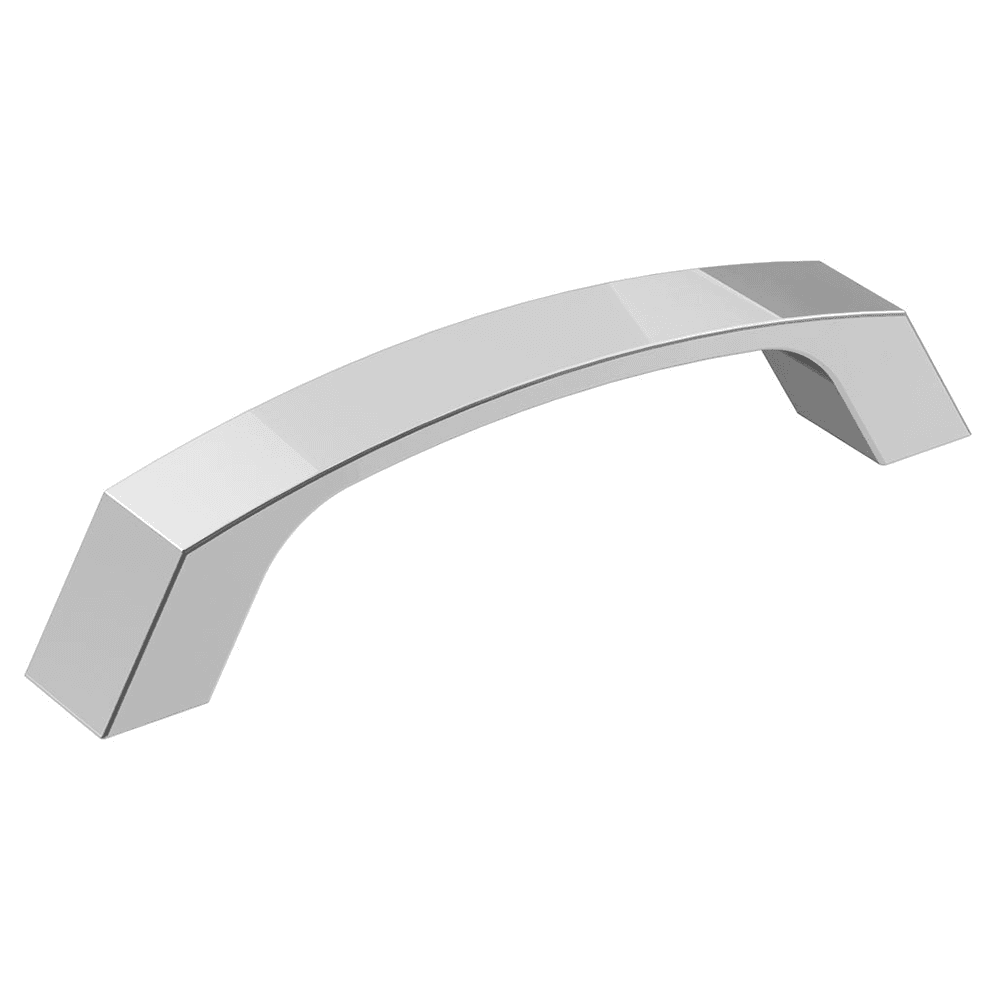 Amerock Premise Cabinet Pull, Polished Chrome - Front View