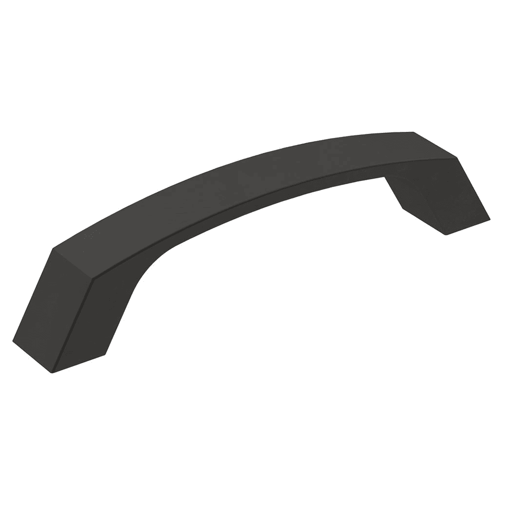 96mm Matte Black Pull from the Allison by Amerock Collection