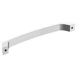 Amerock 160mm Premise Cabinet Pull in Satin Nickel on White Background