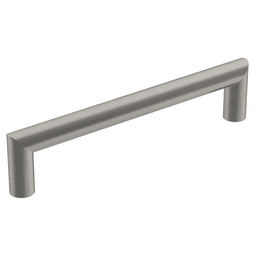 All necessary mounting hardware included, Amerock Revolve Handle Pull in Satin Nickel finish