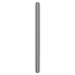 Amerock Revolve Handle Pull, Matte Black finish on white cabinet