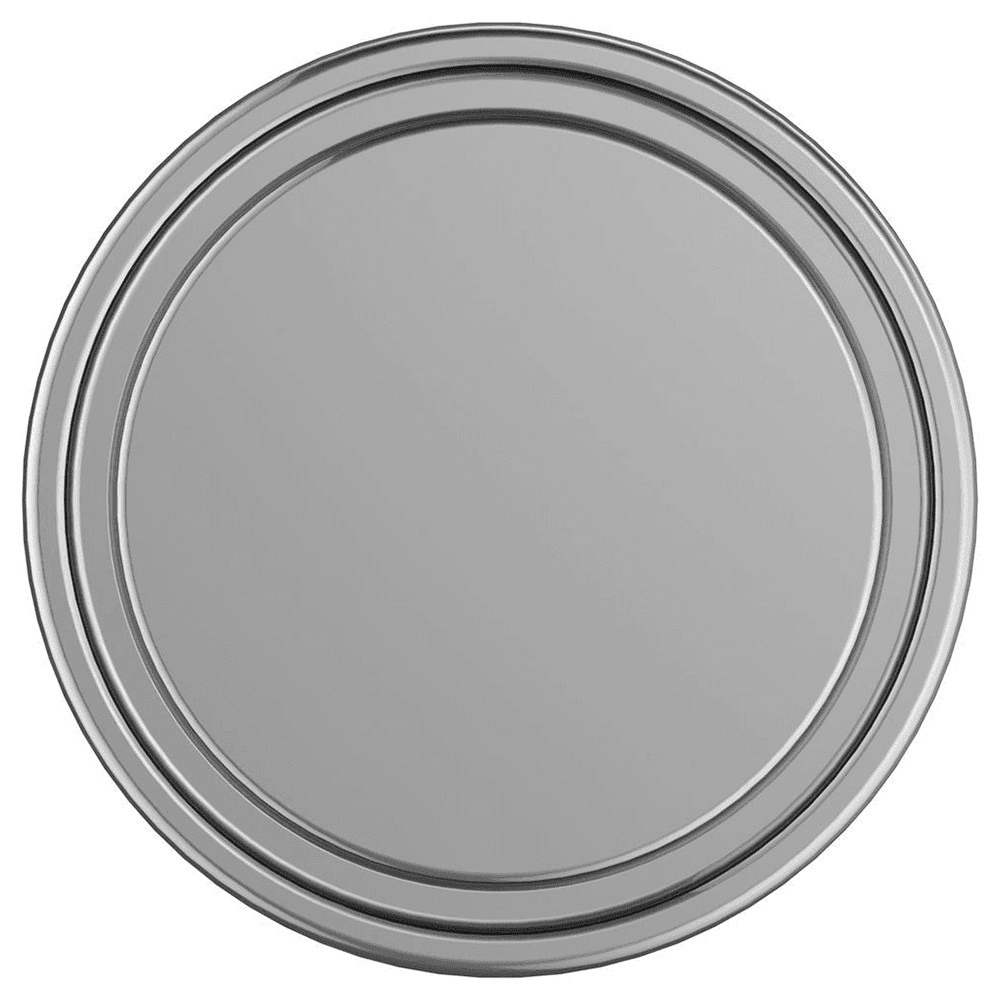 Amerock Destine Mushroom Knob in Polished Chrome Finish on Marble Background