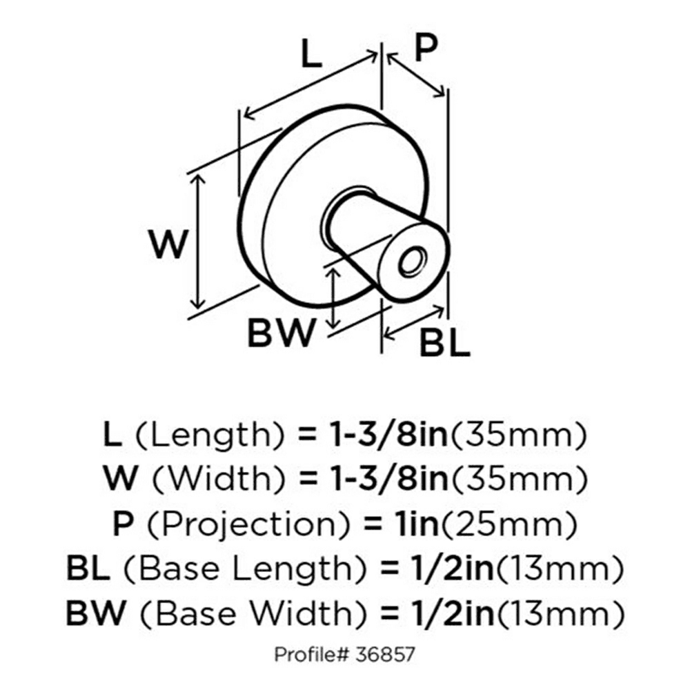 Screw size #8-32 x 1 in. and #8-32 x 1-1/2"