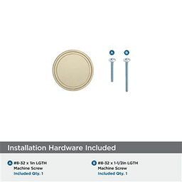 1-3/8" Destine Cabinet Knob, Golden Champagne Alt 2 - Image