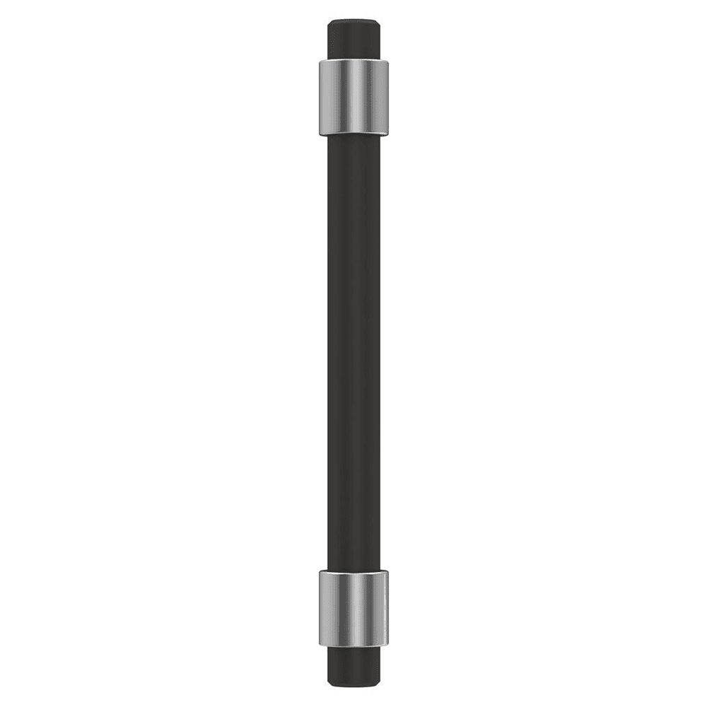 Amerock Mergence Bar Pull in Matte Black/Satin Nickel finish - 96mm center-to-center