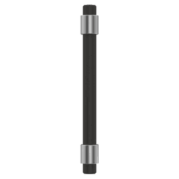 Amerock Mergence Bar Pull in Matte Black/Satin Nickel finish - 96mm center-to-center
