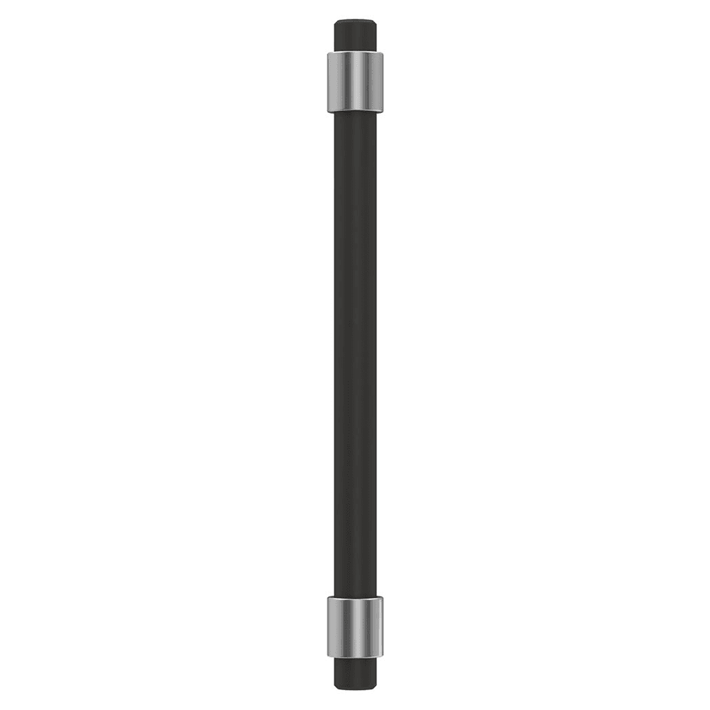 Amerock's high quality and durable Mergence Bar Pull in Matte Black/Champagne Bronze