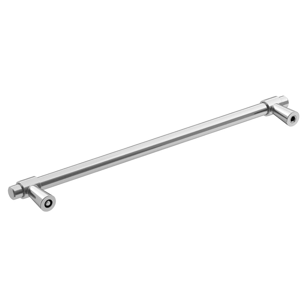 Amerock Destine 8-13/16" Center-to-Center Bar Pull, Matte Black on Black Background