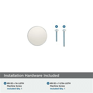 1-1/4" Radius Cabinet Knob, Polished Nickel Alt 2 - Image