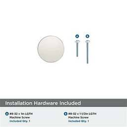 1-1/4" Radius Cabinet Knob, Polished Nickel Alt 2 - Image