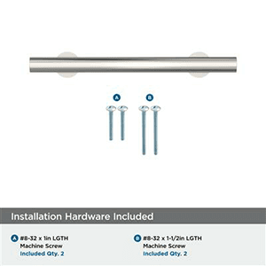 3-3/4" Radius Cabinet Pull, Polished Nickel Alt 2 - Image