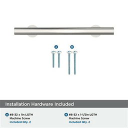 3-3/4" Radius Cabinet Pull, Polished Nickel Alt 2 - Image