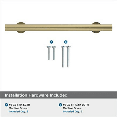 5-1/16" Radius Cabinet Pull, Golden Champagne Alt 3 - Image
