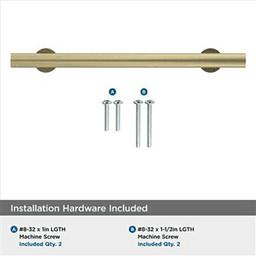 5-1/16" Radius Cabinet Pull, Golden Champagne Alt 3 - Image