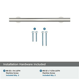 5-1/16" Radius Cabinet Pull, Polished Nickel Alt 2 - Image