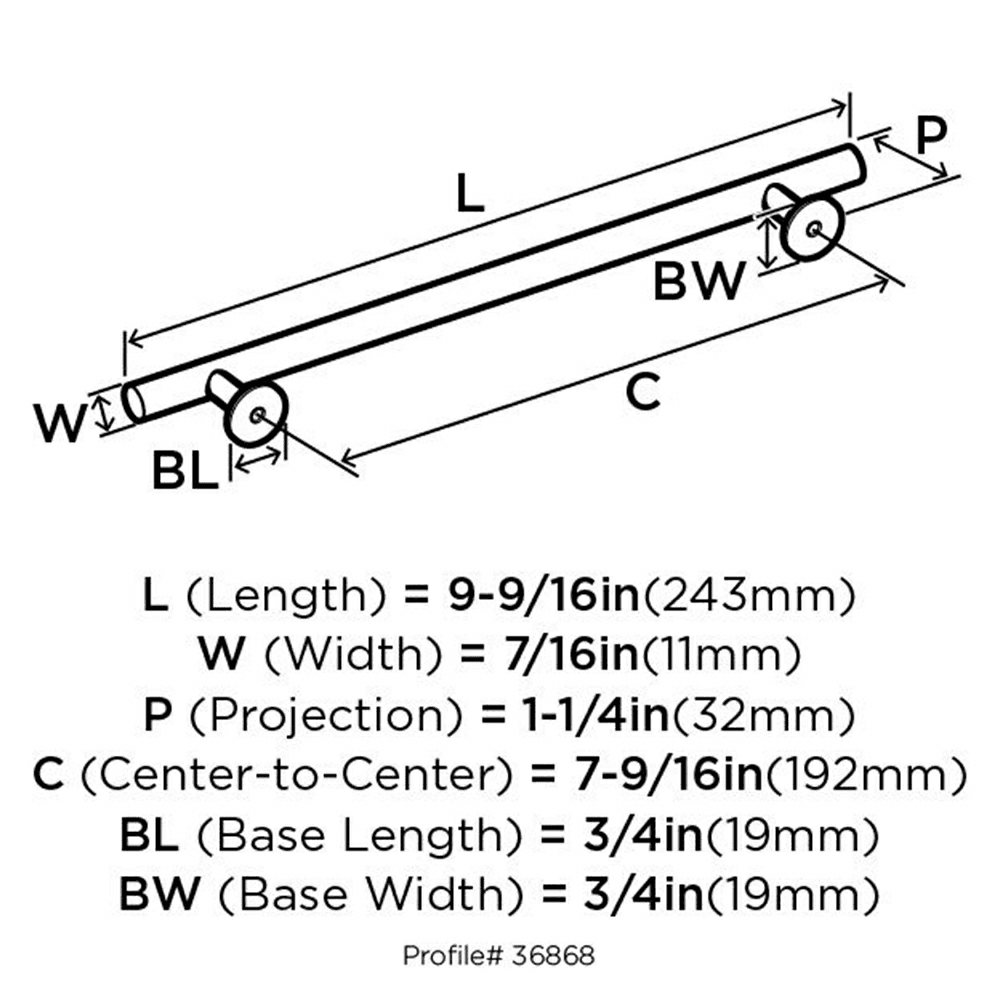High Quality Materials - Durable Cabinet Pulls