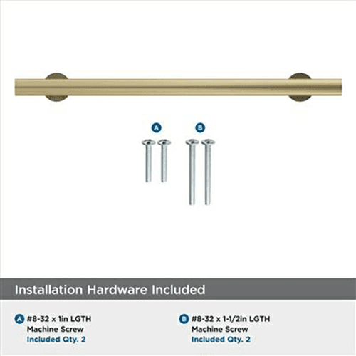 6-5/16" Radius Cabinet Pull, Golden Champagne Alt 3 - Image