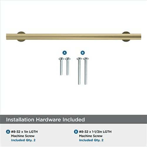 7-9/16" Radius Cabinet Pull, Golden Champagne Alt 3 - Image