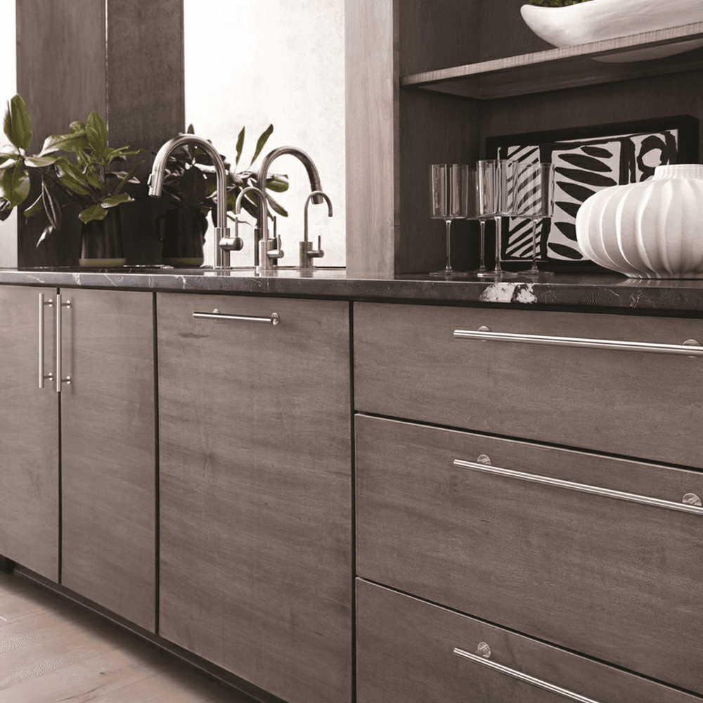 Radius Collection Amerock Bar Pull with Mounting Hardware