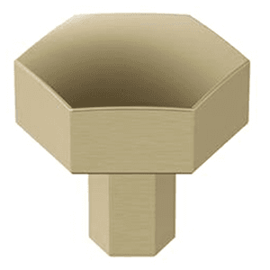 1-1/4" Caliber Hexagonal Knob, Golden Champagne Main - Image