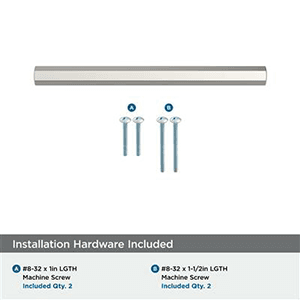 3-3/4" Caliber Cabinet Pull, Polished Nickel Alt 1 - Image