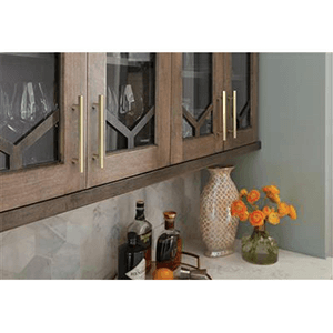 128mm Caliber Bar Pull, Golden Champagne Alt 1 - Image