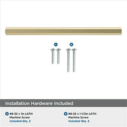 128mm Caliber Bar Pull, Golden Champagne Alt 4 - Image