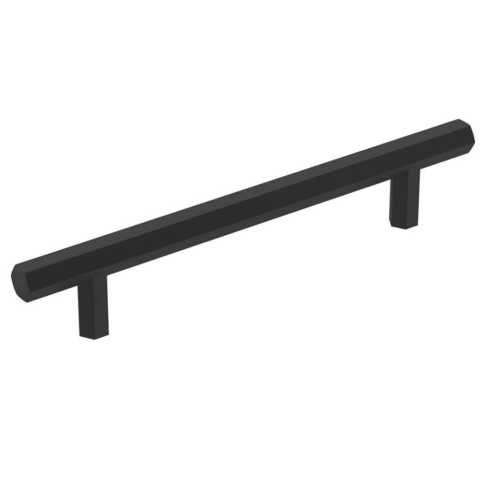 128mm Caliber Bar Pull in Matte Black from Amerock Collection
