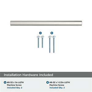5-1/16" Caliber Cabinet Pull, Polished Nickel Alt 1 - Image