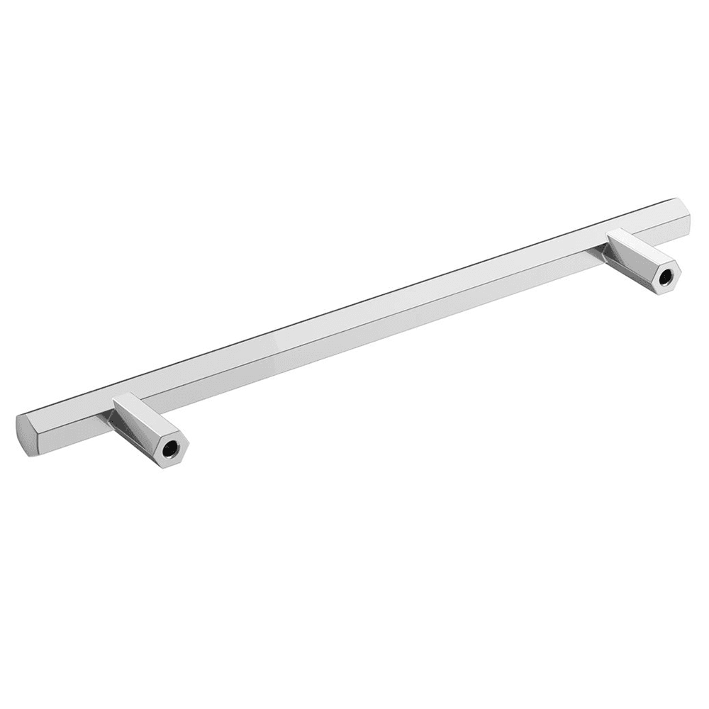 Amerock 160mm Caliber Bar Pull, Polished Chrome - Front View