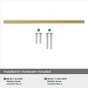 192mm Caliber Bar Pull, Golden Champagne Alt 4 - Image