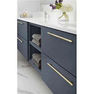 256mm Caliber Bar Pull, Golden Champagne Alt 1 - Image