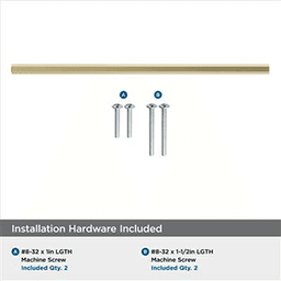 256mm Caliber Bar Pull, Golden Champagne Alt 4 - Image