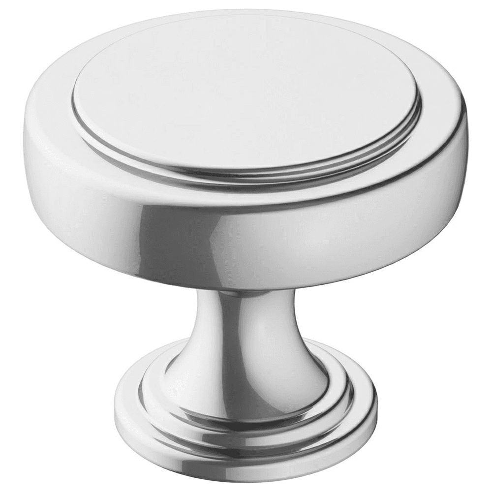 Amerock Exceed Mushroom Knob in Polished Chrome Finish front view