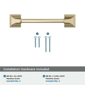 3-3/4" Exceed Cabinet Pull, Golden Champagne Alt 2 - Image