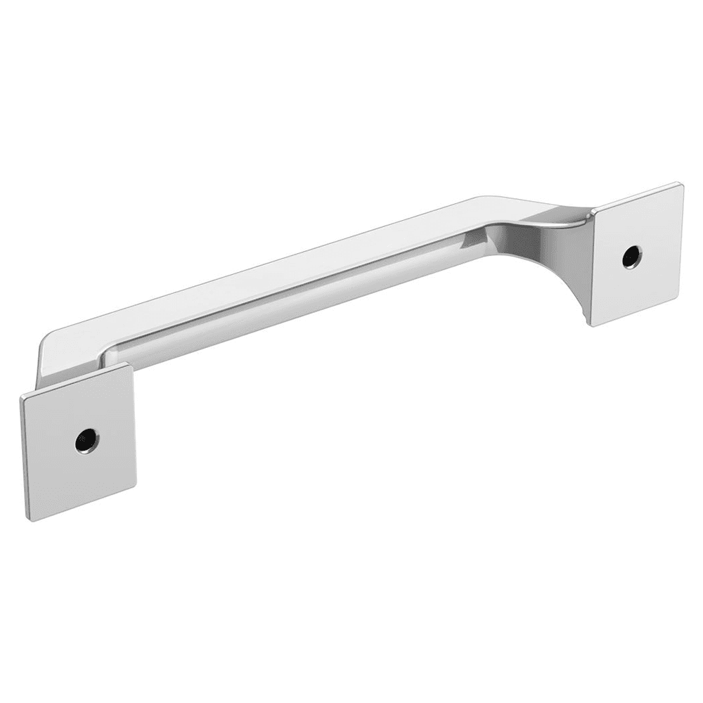 Amerock Exceed Arch Pull, Matte Black - Front View