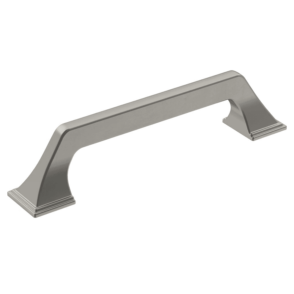 128mm center-to-center arch pull in satin nickel finish