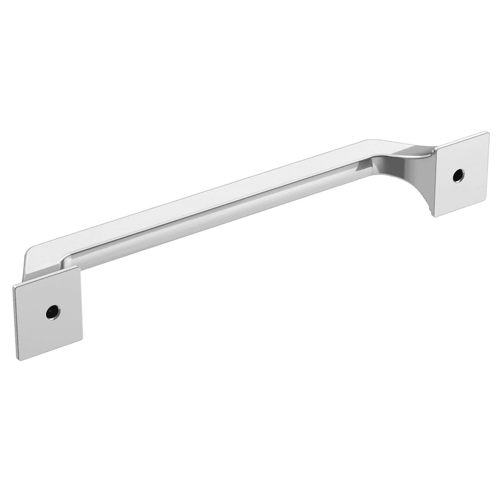 Amerock Exceed Arch Pull in Polished Chrome on Cabinet Drawer