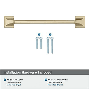 6-5/16" Exceed Cabinet Pull, Golden Champagne Alt 2 - Image